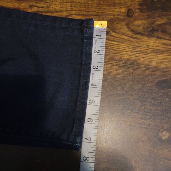 Eddie Bauer Jeans Size 14 Slightly Curvy Hi Rise Slim Straight Tummy Control - Picture 11 of 11